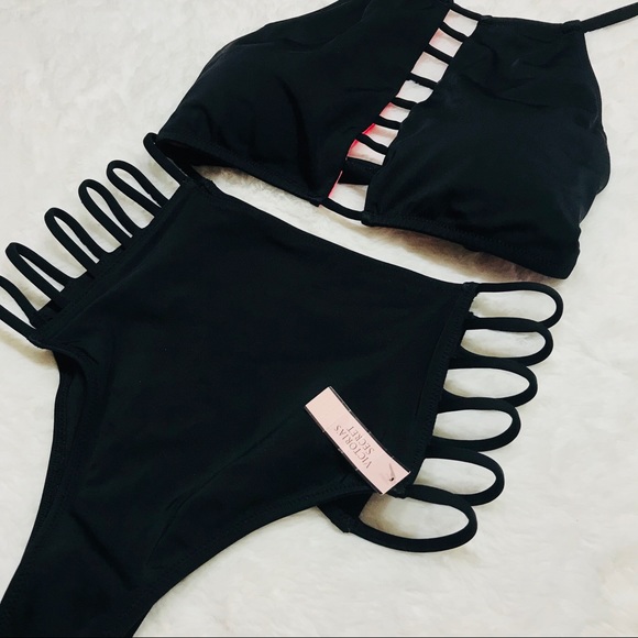 VS (bottoms) strappy Black highwaisted - Picture 3 of 6